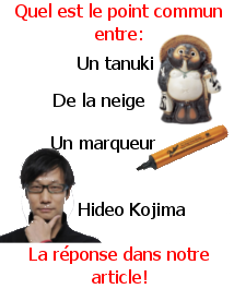 image d'illustration du dossier: Hideo Kojima - Dedicace FNAC 2005, La lutte du Tanuki dans sa quête du Graal